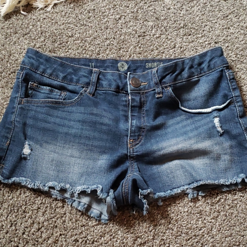 High rise SO shorts